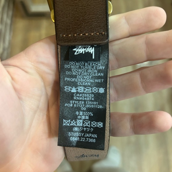 Stussy Belt Gold S tip - Picture 6 of 7